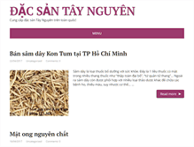 Tablet Screenshot of dacsantaynguyen.net